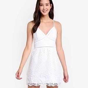 Abercrombie & Fitch White Eyelet Dress
